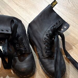 Dr. Martens Black Combat Boots